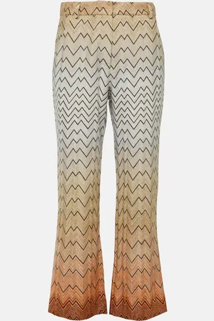 Missoni Cropped-Schlaghose aus Häkelstrick