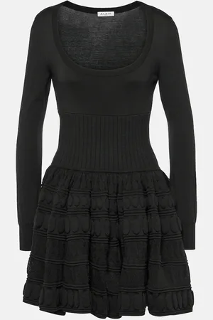 Alaïa Alaïa Minikleid Crinoline aus einem Wollgemisch
