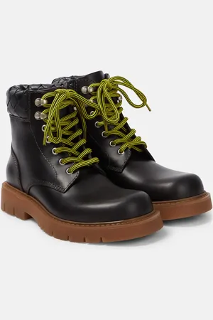 Bottega Veneta Schnürstiefel Haddock aus Leder