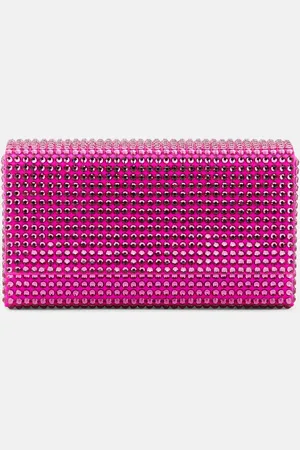 Amina Muaddi Verzierte Clutch Superamini Paloma