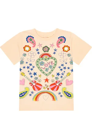 Stella McCartney Bedrucktes T-Shirt aus Baumwoll-Jersey