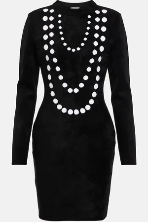 Alaïa Alaïa Minikleid aus einem Wollgemisch