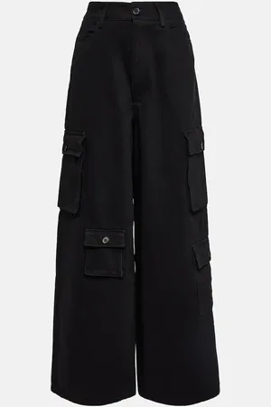 The Frankie Shop High-Rise-Cargohose Hailey aus Denim