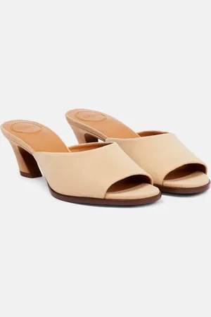 Chloé Chloé Pantoletten Oli aus Veloursleder