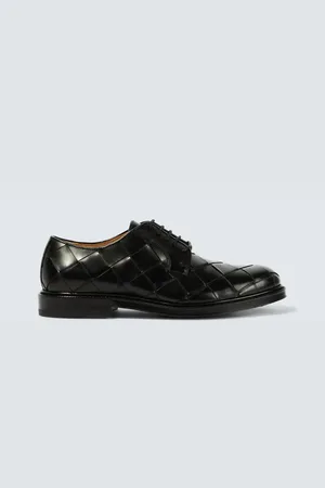 Bottega Veneta Schnürschuhe Intrecciato aus Leder