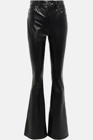 VERONICA BEARD Hose Beverly aus Lederimitat