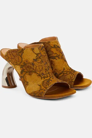 DRIES VAN NOTEN Pantoletten aus Jacquard