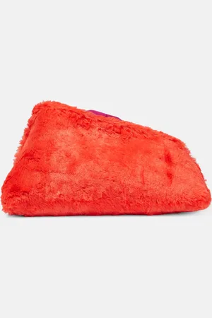The Attico Clutch 8.30 PM aus Faux Fur