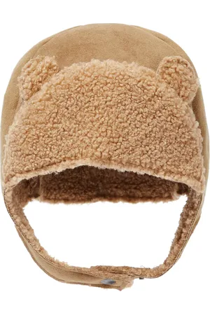 Il gufo Baby Mütze mit Faux Shearling