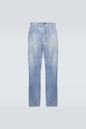 Bottega Veneta Bedruckte Hose aus Leder