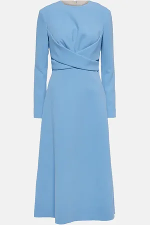 EMILIA WICKSTEAD Midikleid Elta aus Crêpe