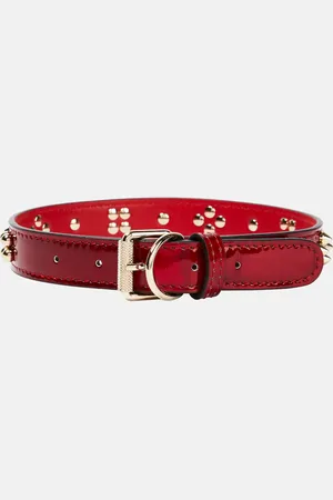 Christian Louboutin Halsband für Hunde Loubicollar aus Lackleder