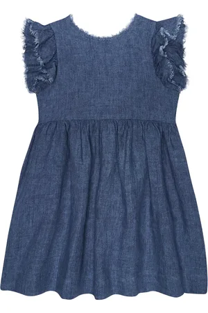 Il gufo Kleid aus Leinen