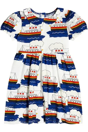 Mini Rodini Bedrucktes Kleid aus Baumwolle