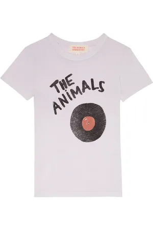 The Animals Observatory T-Shirt Hippo aus Baumwolle