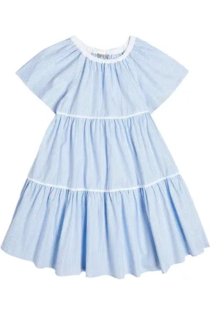 Il gufo Kleid aus Baumwollpopeline