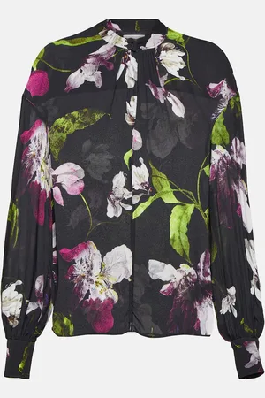 Erdem Bedruckte Bluse aus Crêpe