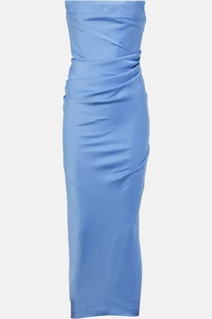 ALEX PERRY Midikleid aus Crêpe