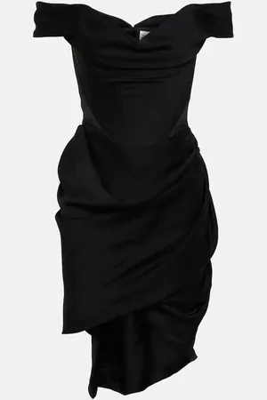 Vivienne Westwood Off-Shoulder-Minikleid aus Crêpe