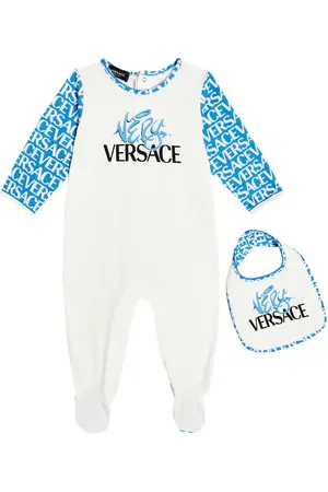 VERSACE Baby Set aus Strampler und Lätzchen