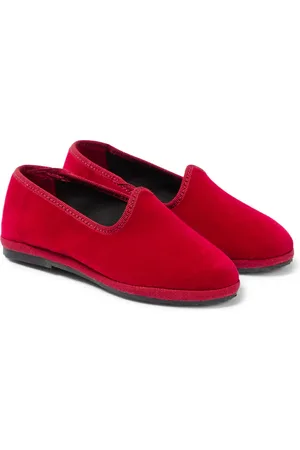 Il gufo Loafers aus Samt