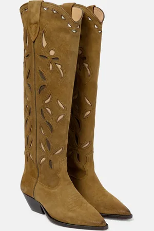 Isabel Marant Westernstiefel Denvee aus Veloursleder