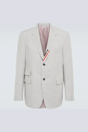 Thom Browne Blazer Tricolor aus Baumwolle