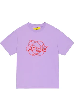 OFF-WHITE T-Shirt Cloud aus Baumwolle