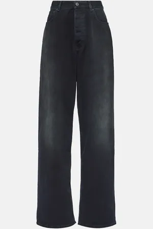 Balenciaga High-Rise Wide-Leg Jeans