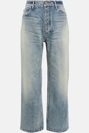 Balenciaga High-Rise Wide-Leg Jeans