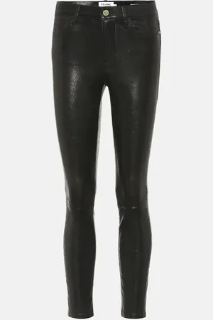 these leather pants are beautiful in 2024  Schwarze lederhose, Oberteile,  Lederhose