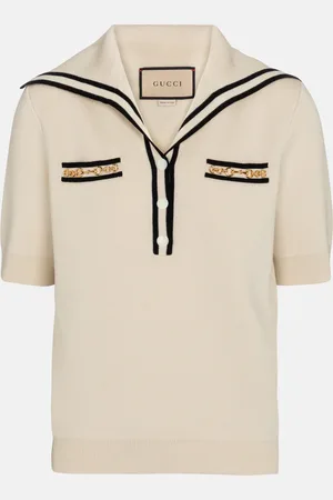 Gucci Top Horsebit aus Wolle