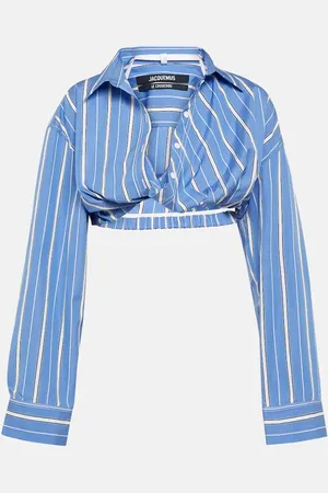 Jacquemus Cropped-Bluse La Chemise Bahia aus Baumwolle