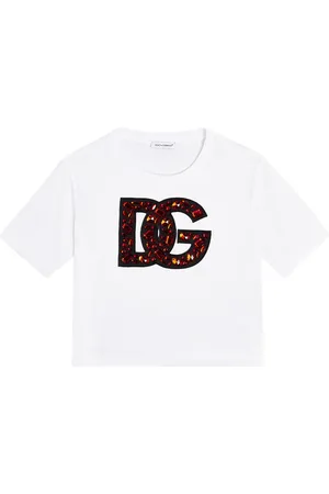 Dolce & Gabbana Verziertes T-Shirt aus Jersey