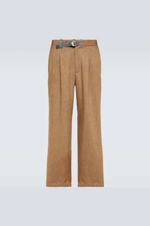 and wander Weite Hose Re Wool aus Tweed