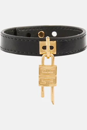 Givenchy Armband Mini 4G Padlock aus Leder