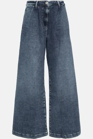 AG Jeans High-Rise Wide-Leg Jeans Stella