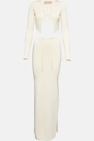 AYA MUSE Maxikleid aus Rippstrick