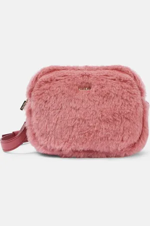 Max Mara Schultertasche Small aus Teddyfleece