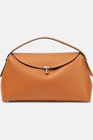 Totême Tote T-Lock Medium aus Leder