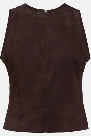 Stouls Top Pam aus Veloursleder