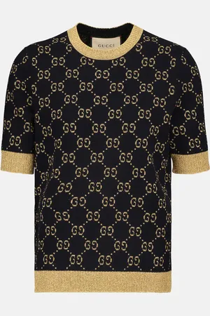 Gucci Top aus Jacquard-Strick