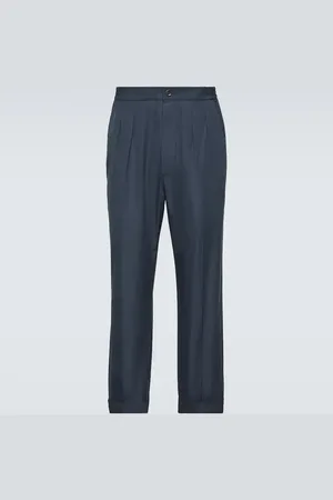 Tom Ford Gerade Hose aus Baumwolle und Seide