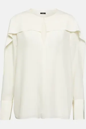 Joseph Bluse Balard aus Crêpe de Chine aus Seide