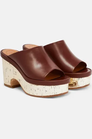 Chloé Chloé Pantoletten Oli aus Leder