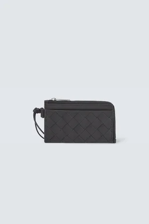Bottega Veneta Münzetui Intrecciato aus Leder