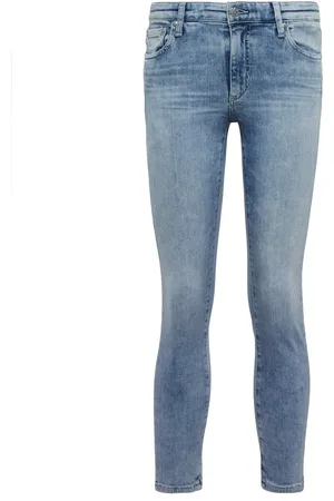 AG Jeans Mid-Rise Skinny Jeans Prima Crop