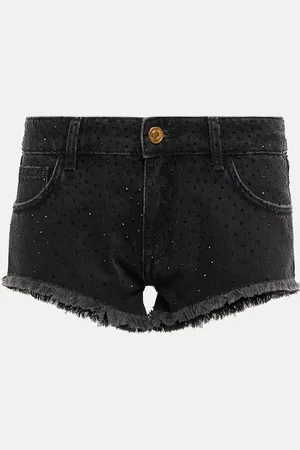 BLUMARINE Low-Rise-Jeansshorts