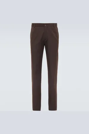 Loro Piana Chinohose aus Baumwolle und Wolle