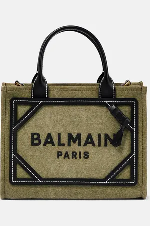 Balmain Tote B-Army Small aus Canvas